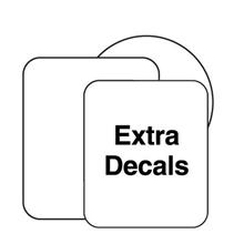 DCAL-3 - Extra Decal for Dimple, Wedge or Pyramid Markers