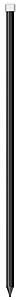 Individual Rigid Enduro Black Anchor (End) Pole