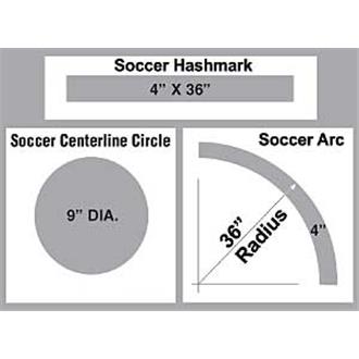 Soccer Field Stencil Kit (This Item Ships Free)