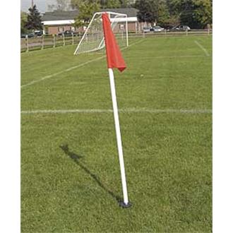 Spring Loaded Soccer Pole & Flag