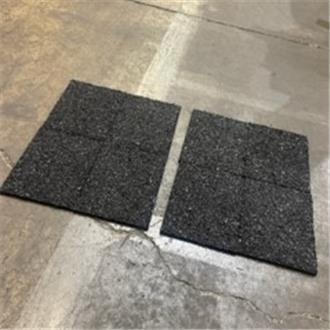 Recycled Rubber Batter's Box Foundation Mat (black) Set (This item ships Free)  NEW 8 piece set!