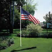 10' Flag Pole Kit with 3'x5' Flag (THIS ITEM SHIPS FREE)