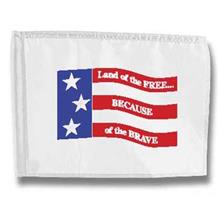 401 - Free &amp; Brave Golf Flag (This item ships Free)